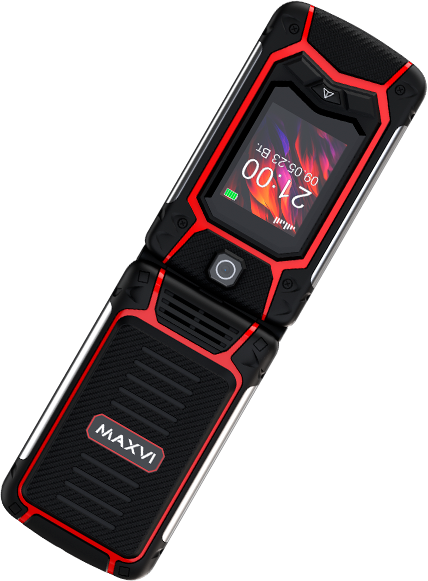 Мобильный телефон Maxvi E10 красного цвета