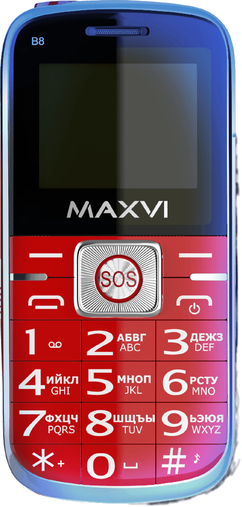 Maxvi B8 кнопка SOS